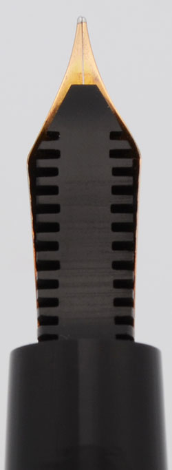 Omas Extra 556S Brevetto Fountain Pen (1950s) - Black w GP Cap